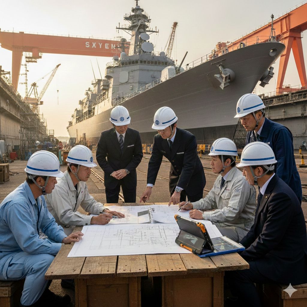 艦船の建造・修理時に作成される技術刊行物の官民へのサポート